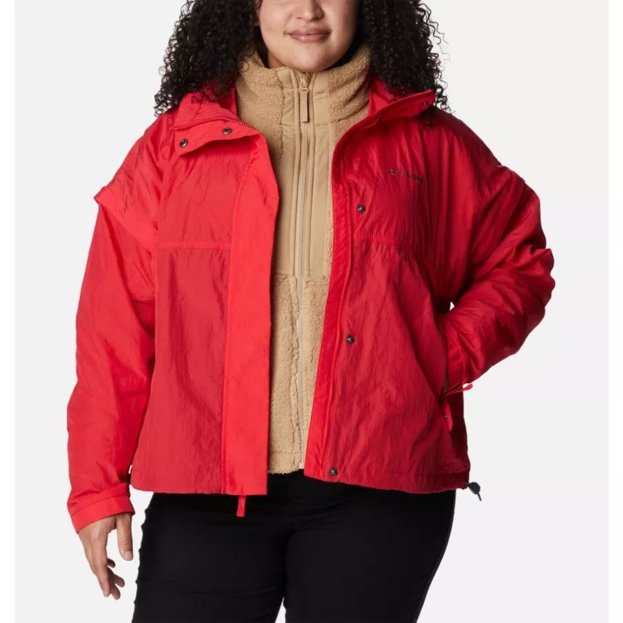 Columbia Red Lily Women's Laurelwoods Interchange Jacket Plus Size
