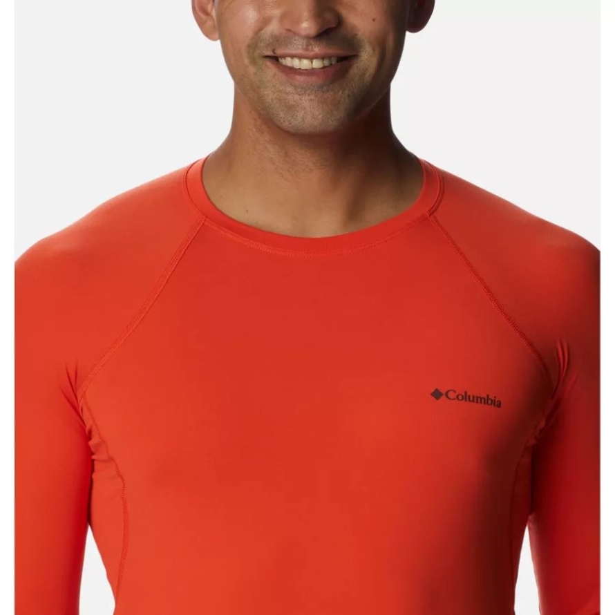Columbia Red Quartz Men's Midweight Baselayer Crew