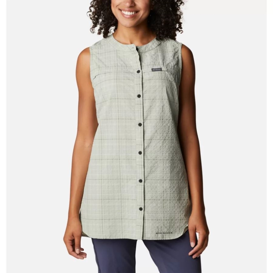 Columbia Safari Elevation Grid Women's Silver Ridge Novelty Tunic