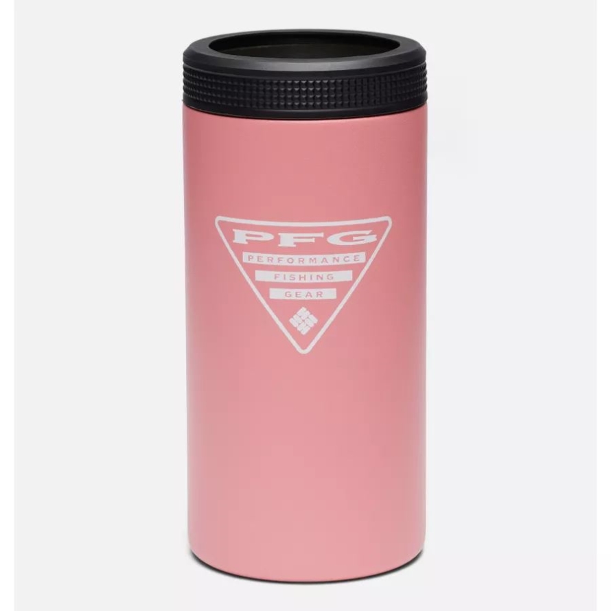 Columbia Salmon PFG Double-Wall Vacuum Slim Can Cozie