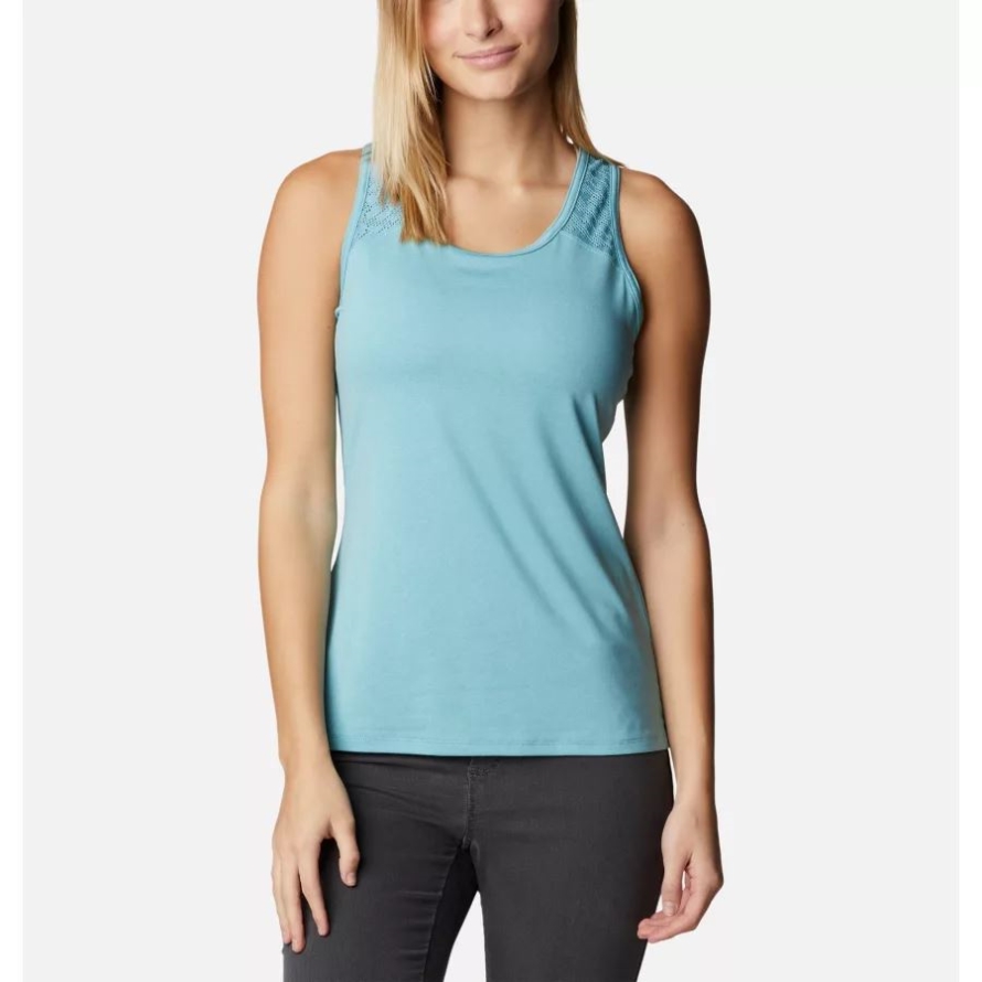Columbia Sea Wave Heather Women's Peak To Point II Technical Tank