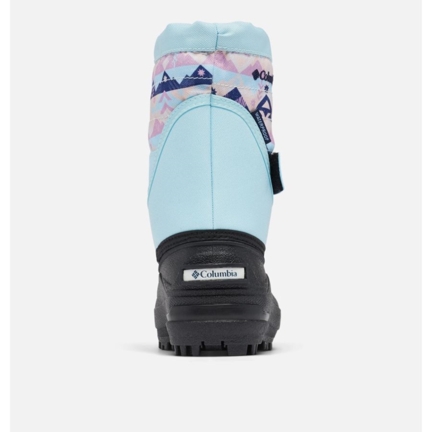 Columbia Spring Blue/Dark Nocturnal Toddler Powderbug Plus II Print Snow Boot