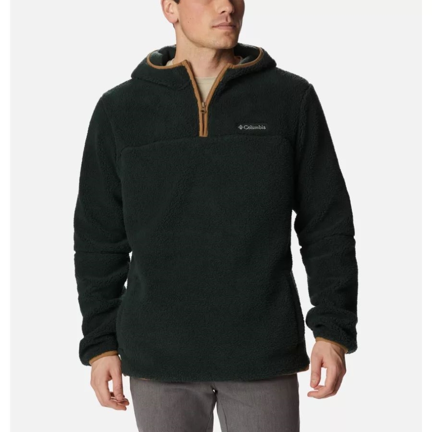 Columbia Spruce Men's Rugged Ridge III Sherpa Pullover Hoodie