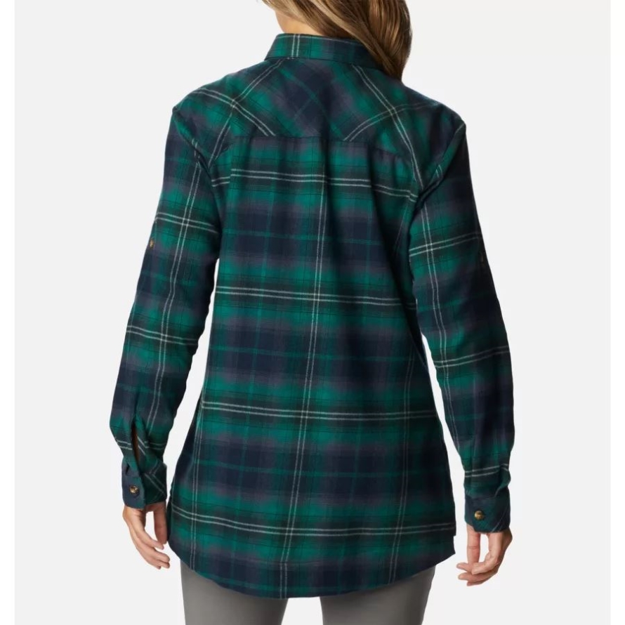 Columbia Spruce Multi Tartan Women's Holly Hideaway Flannel Shirt