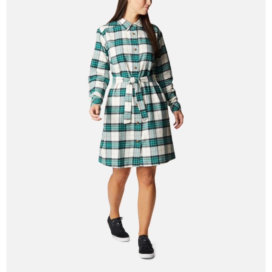 Columbia Spruce Simple Tartan Women's Holly Hideaway Flannel Dress