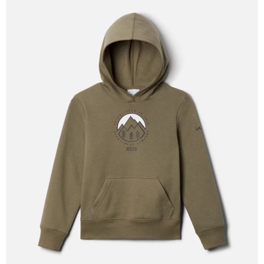 Columbia Stone Green Kids' Tabor Heights Graphic Hoodie