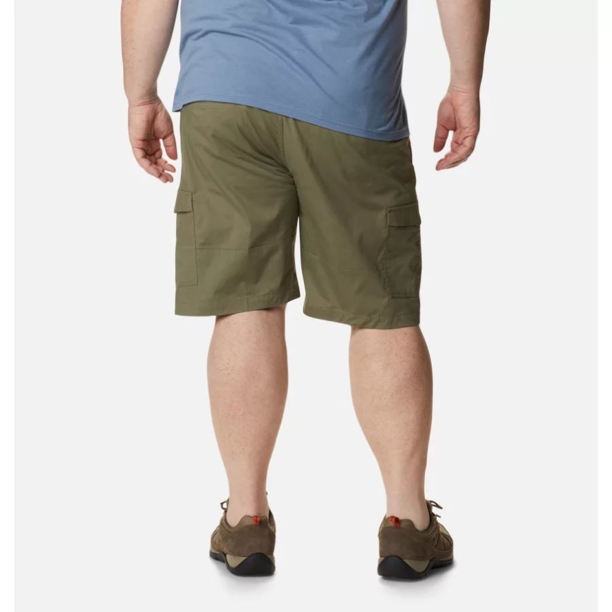 Columbia Stone Green Men's Brentyn Trail Cargo Shorts Big