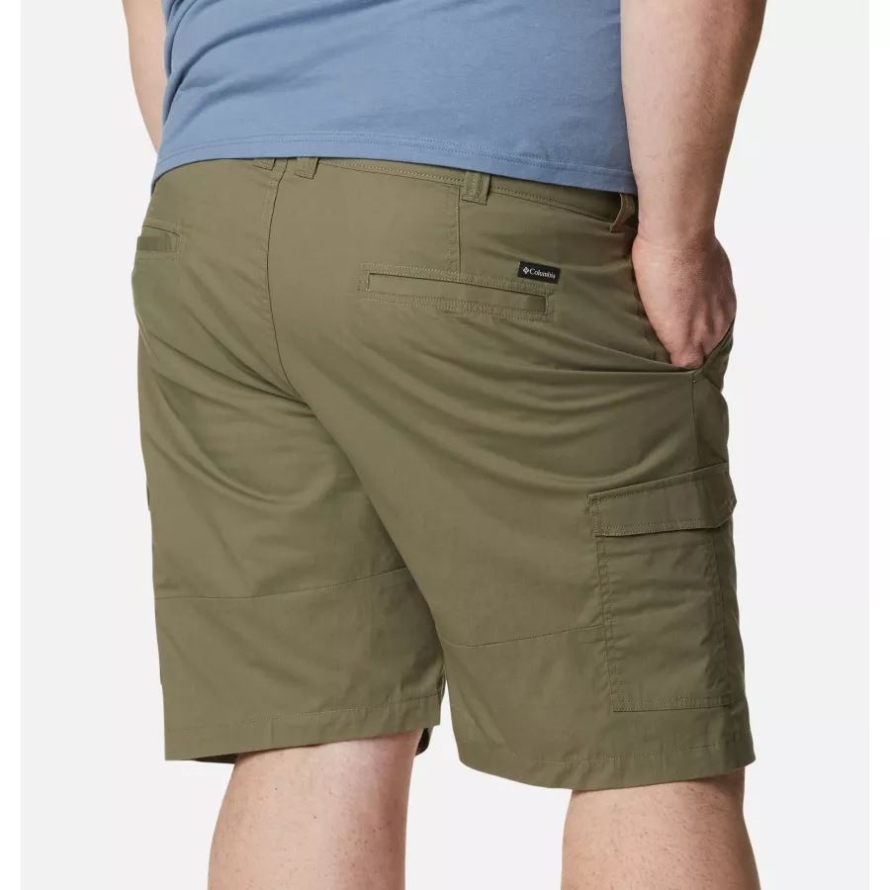 Columbia Stone Green Men's Brentyn Trail Cargo Shorts Big