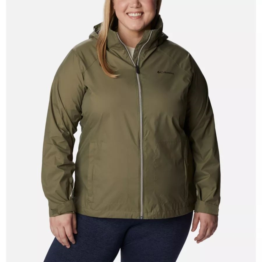 Columbia Stone Green Women's Switchback III Jacket Plus Size
