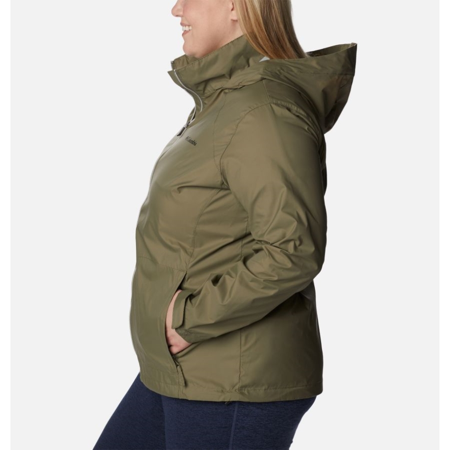 Columbia Stone Green Women's Switchback III Jacket Plus Size