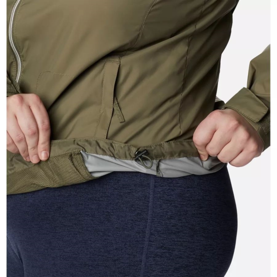 Columbia Stone Green Women's Switchback III Jacket Plus Size