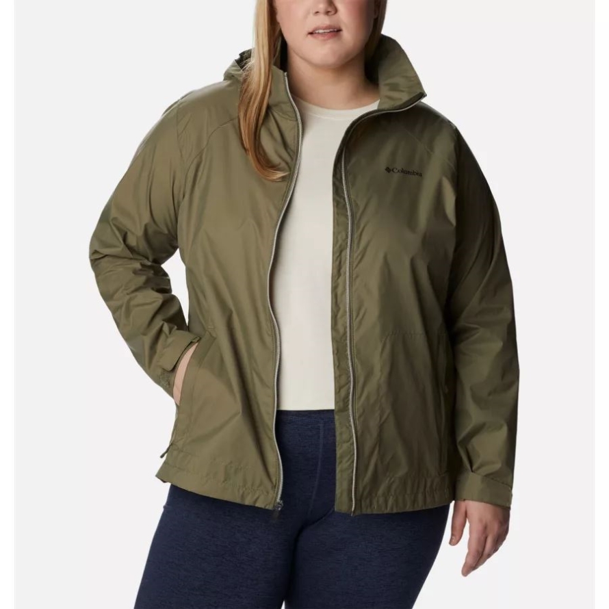 Columbia Stone Green Women's Switchback III Jacket Plus Size