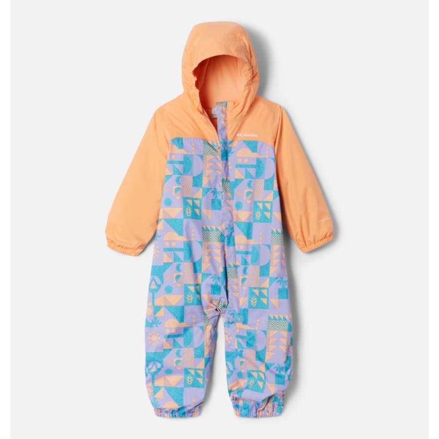 Columbia Toddler Critter Jitters II Rain Suit Frosted Purple Quest/Peach
