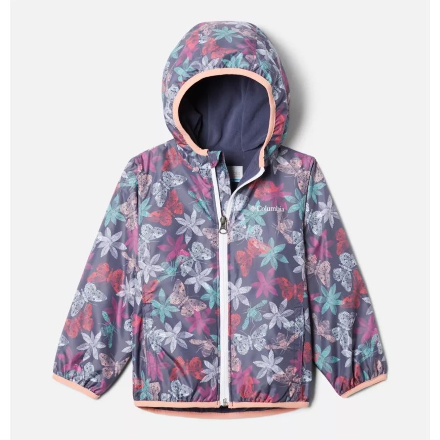 Columbia Toddler Mini Pixel Grabber II Wind Jacket Nocturnal Flutterby
