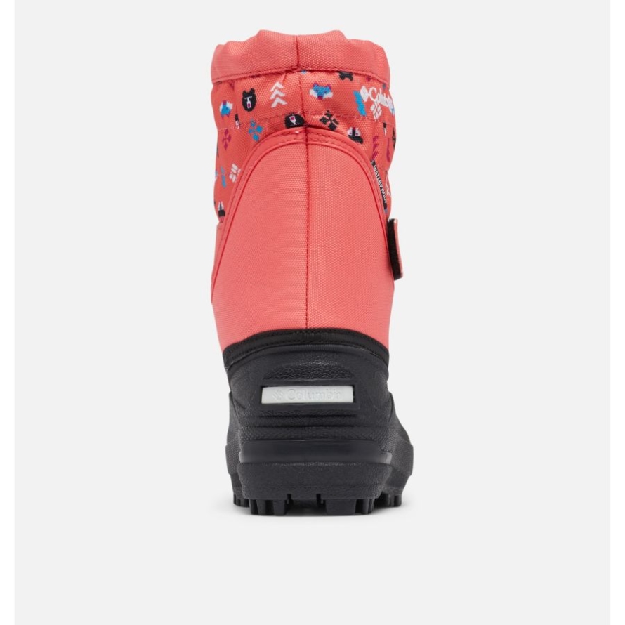 Columbia Toddler Powderbug Plus II Print Snow Boot Blush Pink/White