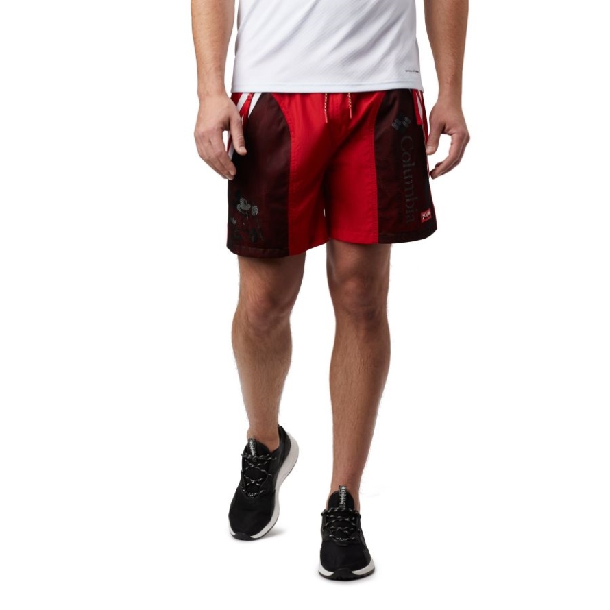 Columbia Unisex Disney Riptide Shorts Bright Red