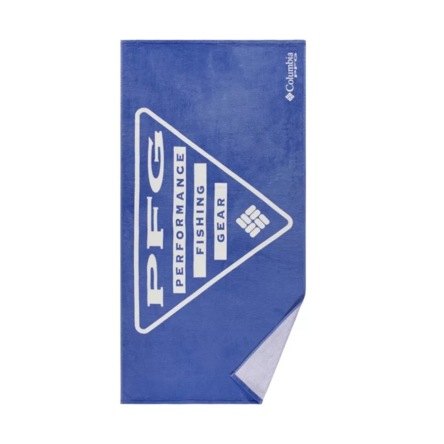 Columbia Vivid Blue PFG Beach Towel