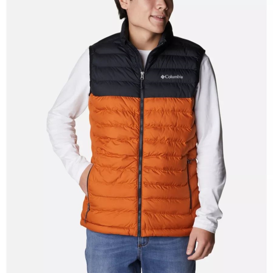 Columbia Warm Copper/Black Men's Powder Lite Insulated Vest