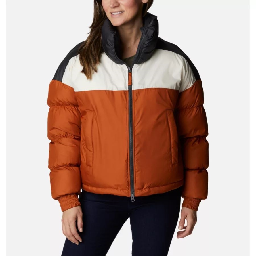 Columbia Warm Copper/Chalk/Shark Women's Pike Lake Cropped Jacket