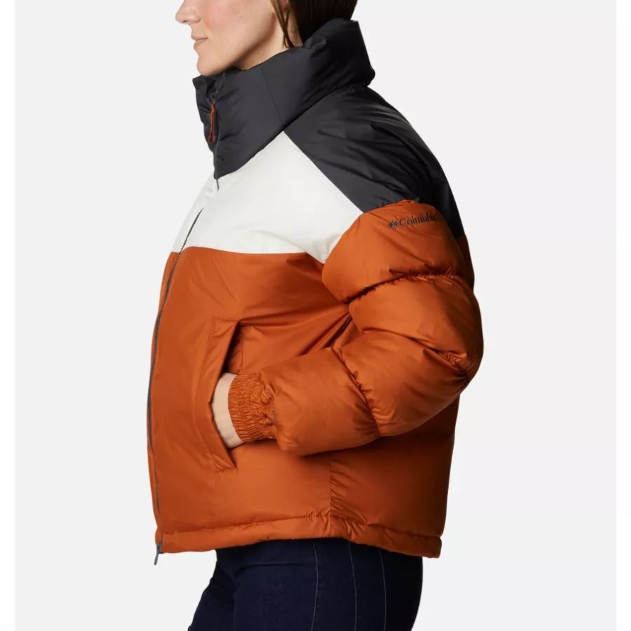 Columbia Warm Copper/Chalk/Shark Women's Pike Lake Cropped Jacket