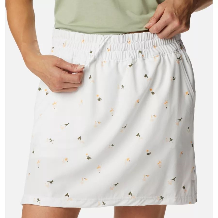 Columbia White/Baja Blitz Women's Alpine Chill Zero Skort
