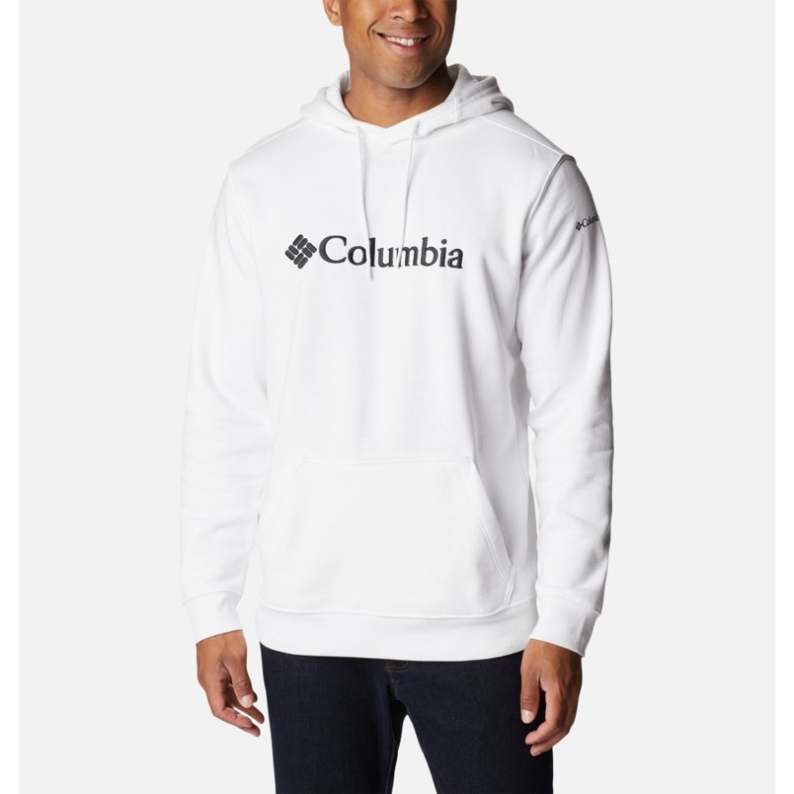 Columbia White/CSC Branded Logo Men's CSC Basic Logo II Hoodie