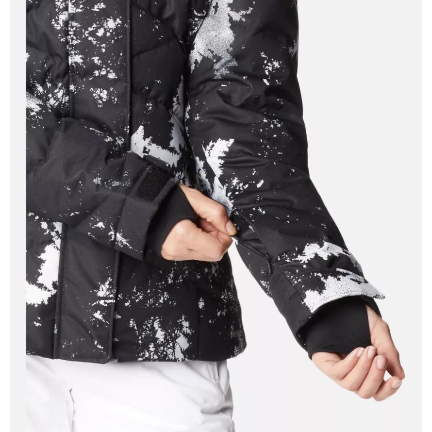 Columbia White Lookup Print Women's Lay D Down II Jacket