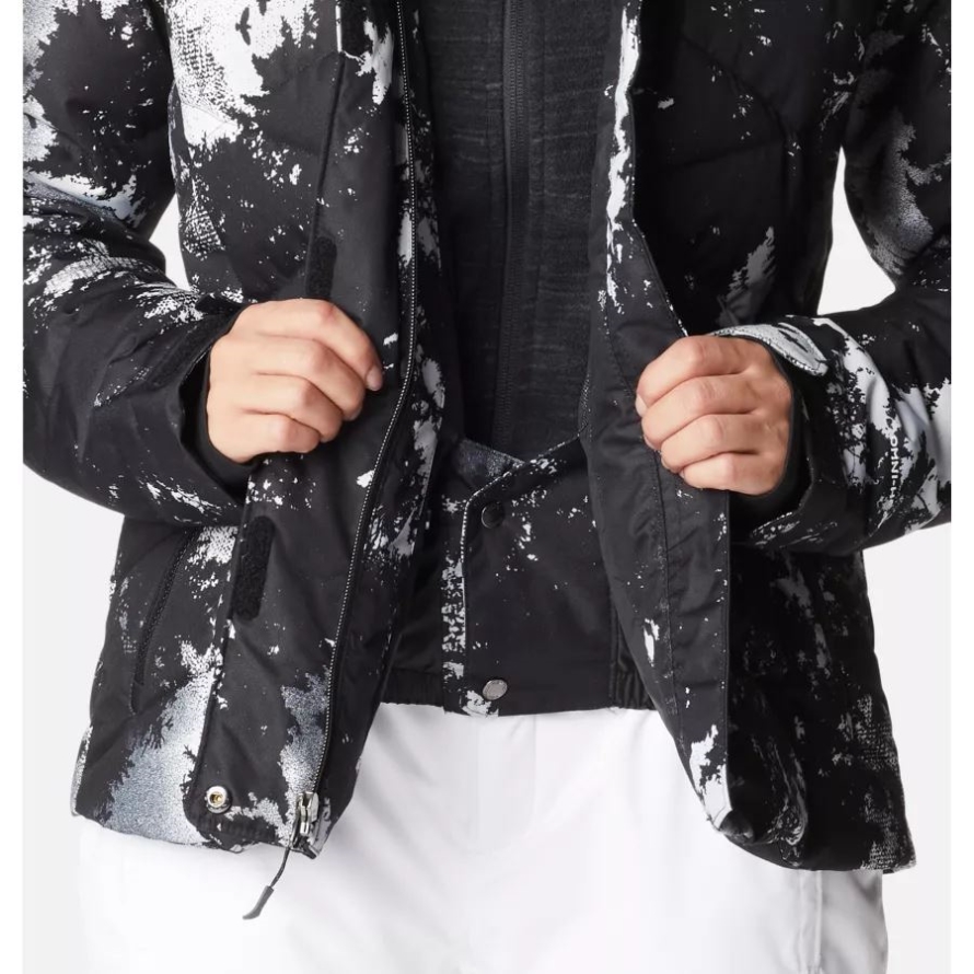Columbia White Lookup Print Women's Lay D Down II Jacket