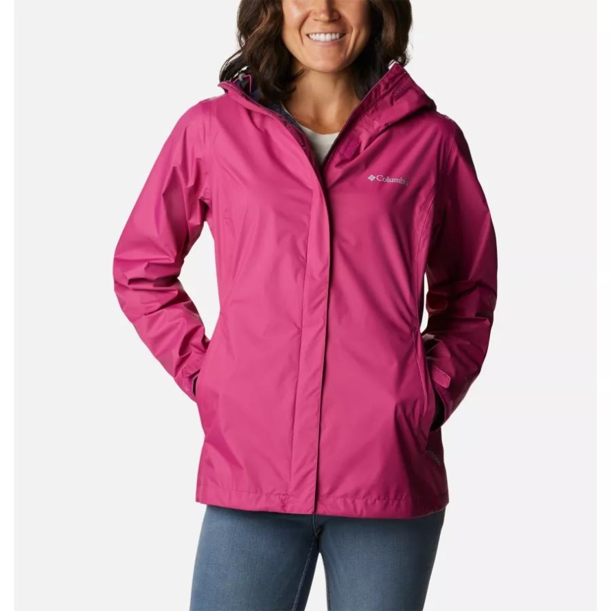 Columbia Wild Fuchsia Women's Arcadia II Rain Jacket