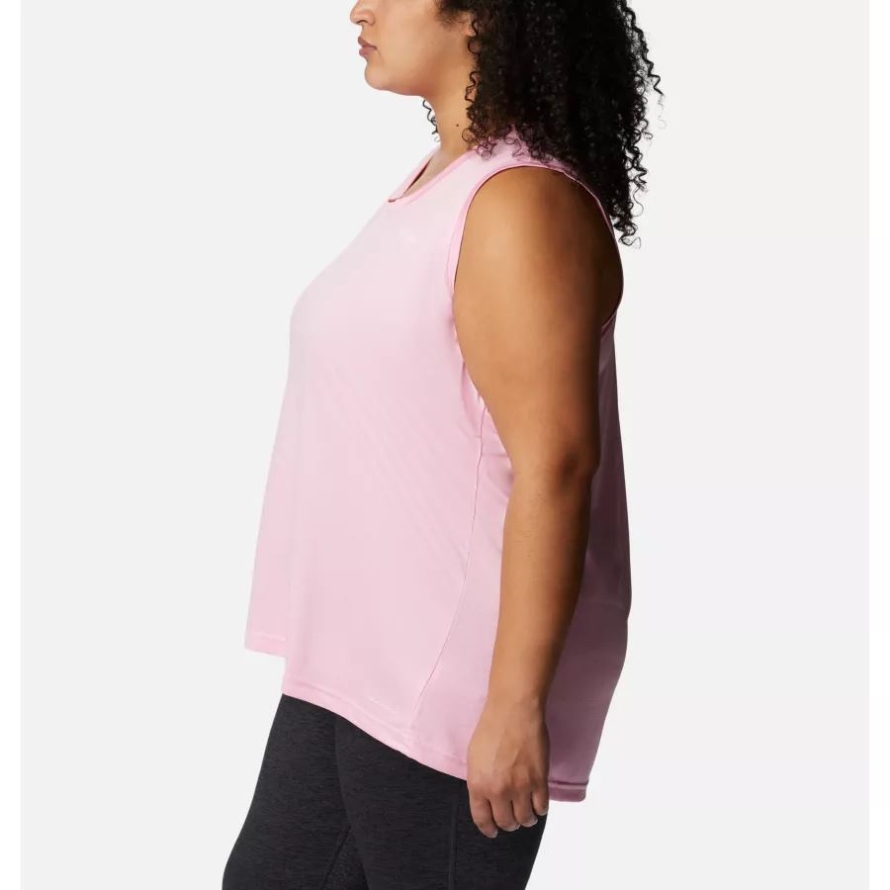 Columbia Wild Rose Heather Women's Columbia Hike Tank Plus Size