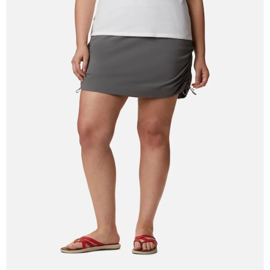 Columbia Women's Anytime Casual Skort Plus Size City Grey