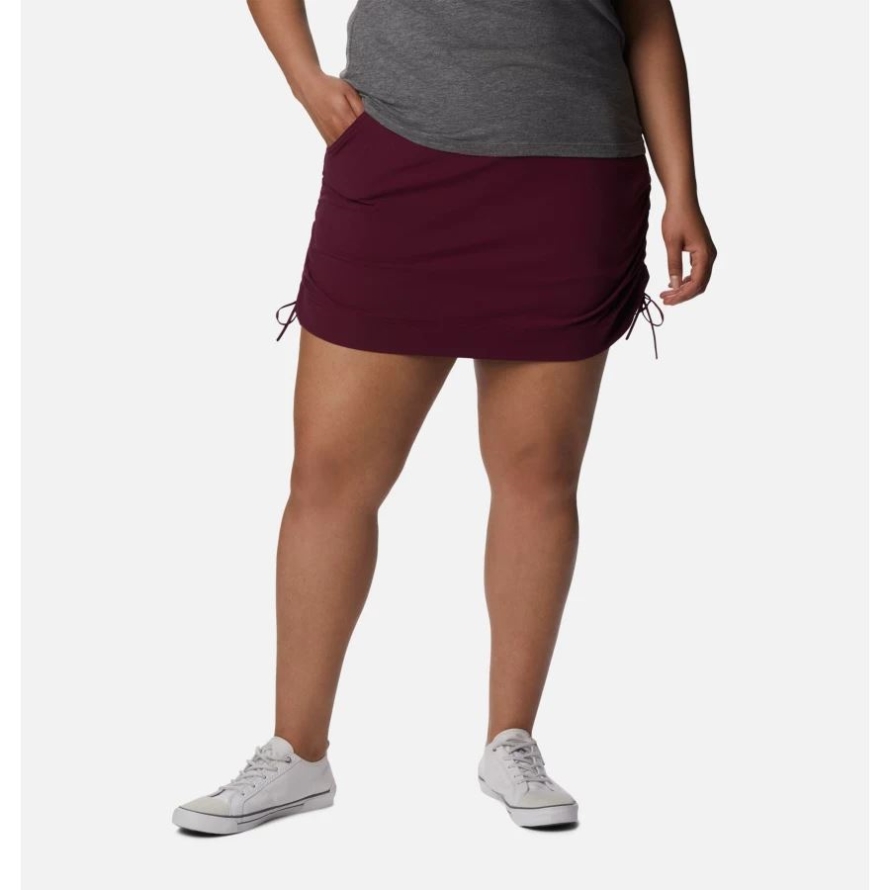 Columbia Women's Anytime Casual Skort Plus Size Marionberry