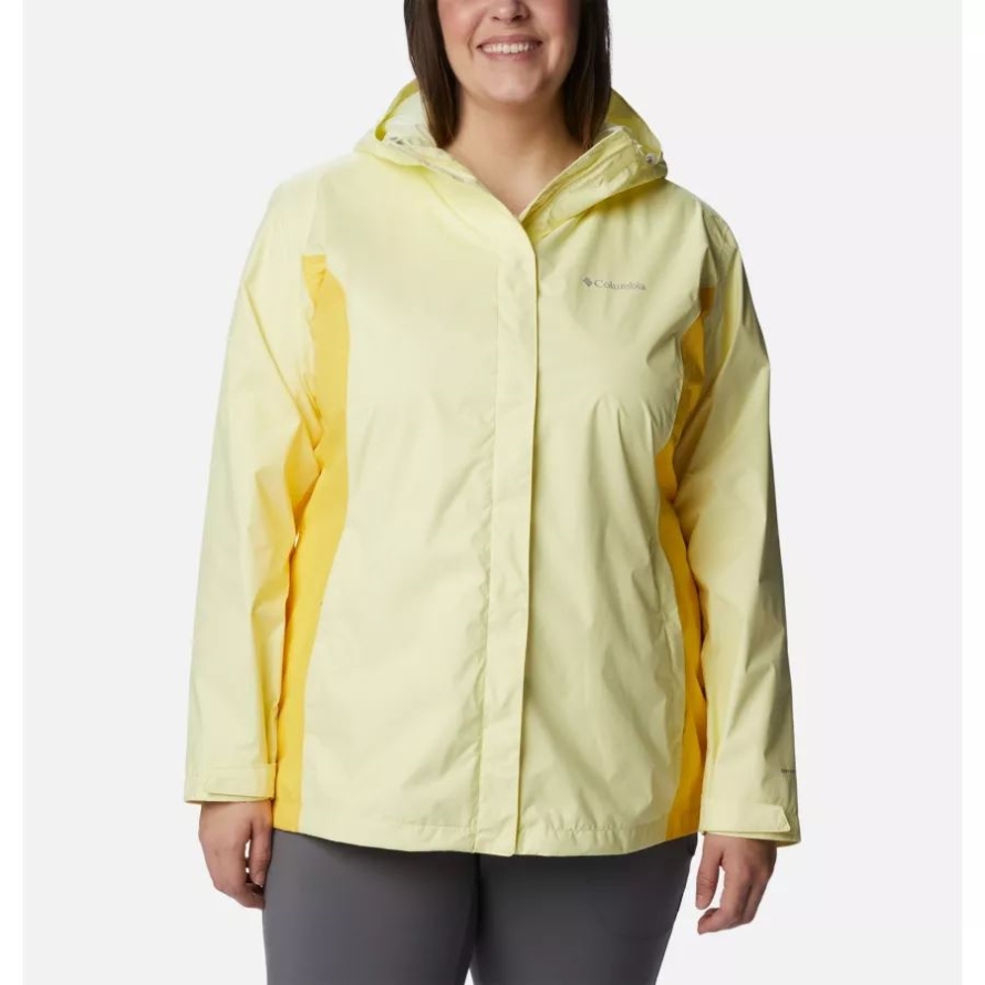 Columbia Women's Arcadia II Jacket Plus Size Endive/Sun Glow