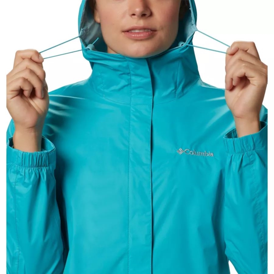 Columbia Women's Arcadia II Rain Jacket Geyser