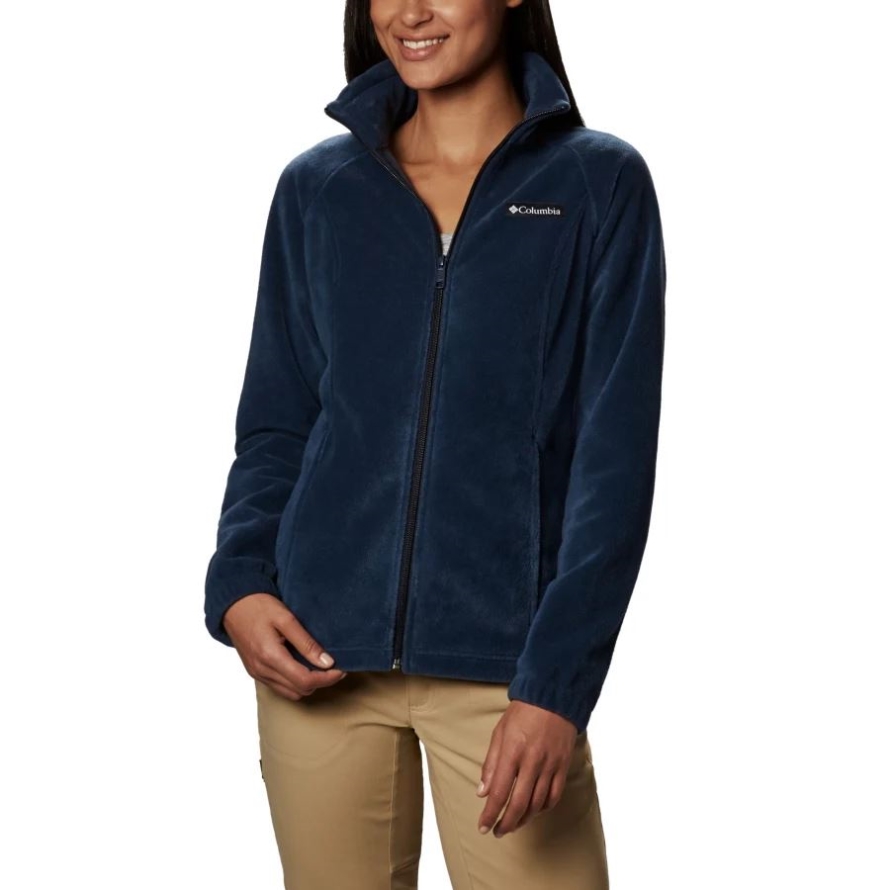 Columbia Women's Benton Springs Full Zip Fleece Jacket Columbia Navy