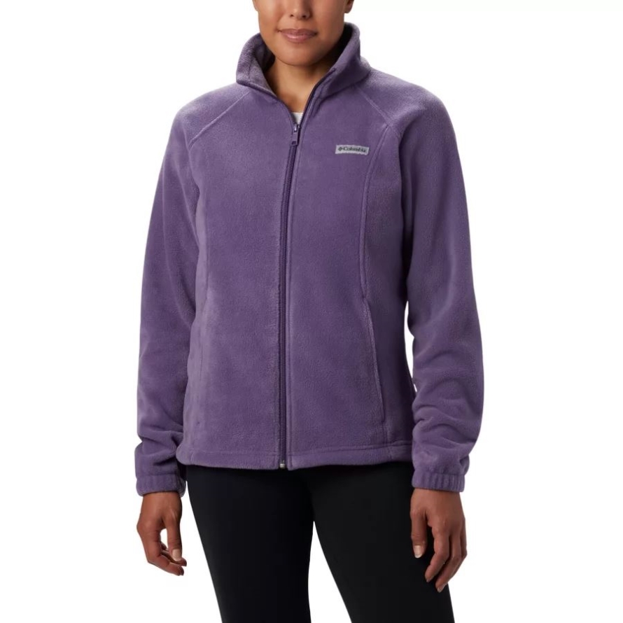 Columbia Women's Benton Springs Full Zip Fleece Jacket Plum Purple