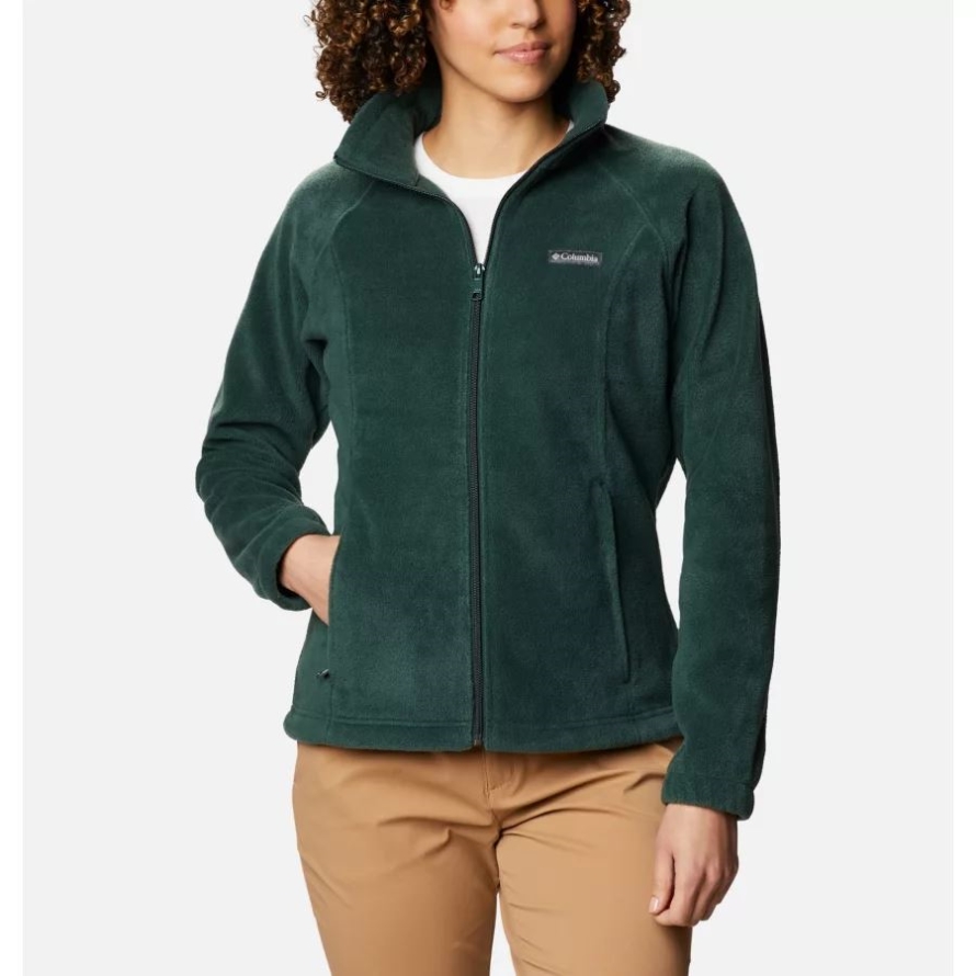 Columbia Women's Benton Springs Full Zip Fleece Petite Spruce