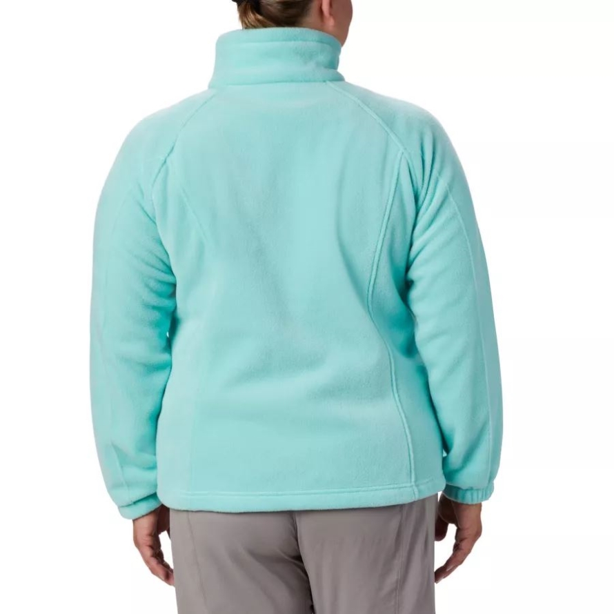 Columbia Women's Benton Springs Full Zip Plus Size Aquarium