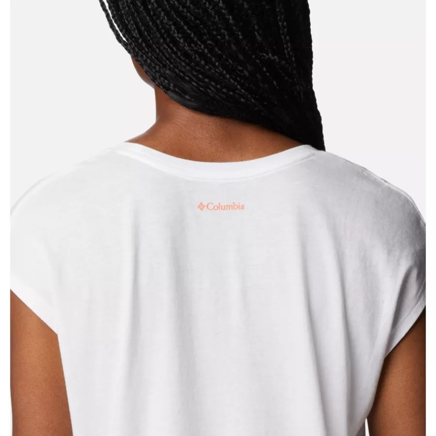 Columbia Women's Bluebird Days Modern T-Shirt White/Peaceful Perspective Graphic
