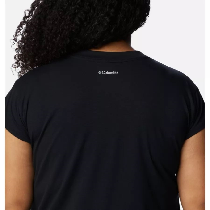 Columbia Women's Boundless Beauty Tee Plus Size Black