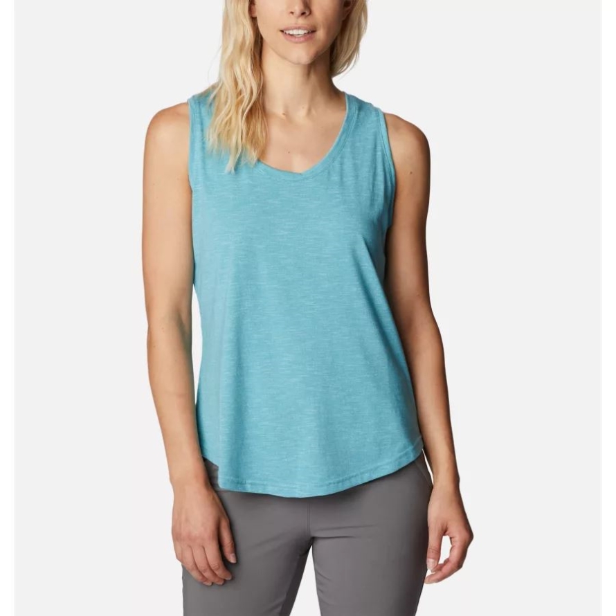 Columbia Women's Cades Cape Tank Sea Wave