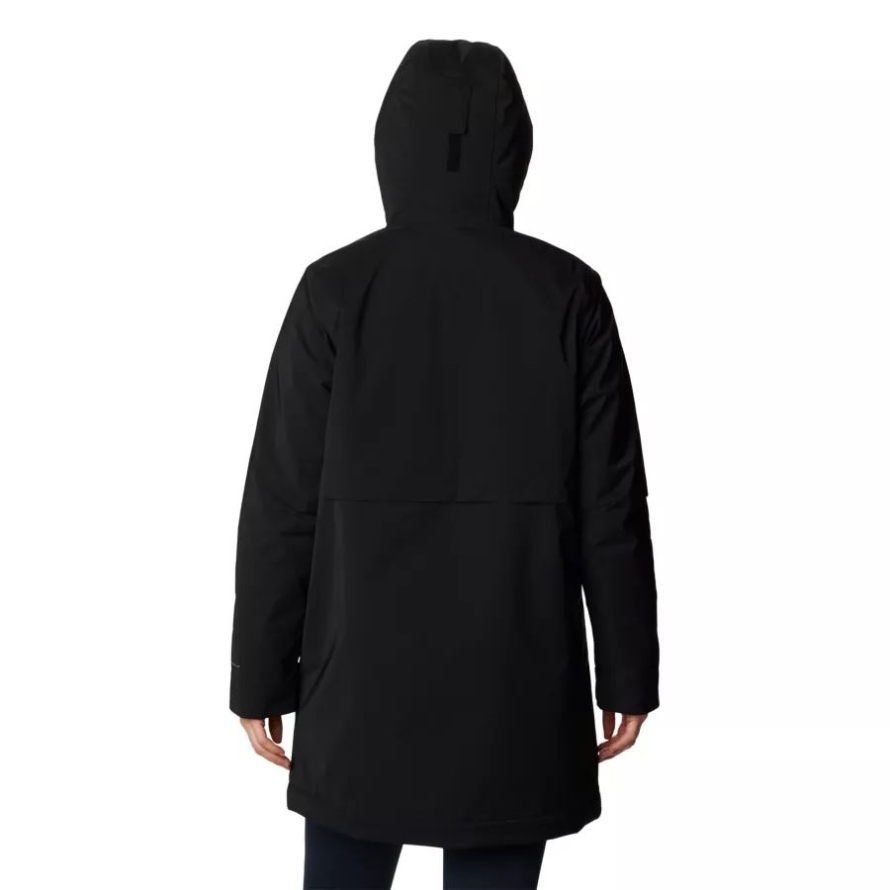 Columbia Women's Clermont Lined Rain Jacket Black