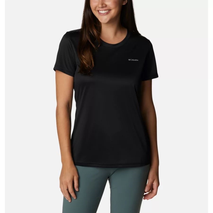 Columbia Women's Columbia Hike Short Sleeve Crew Shirt Black