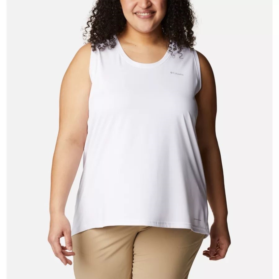 Columbia Women's Columbia Hike Tank Plus Size White