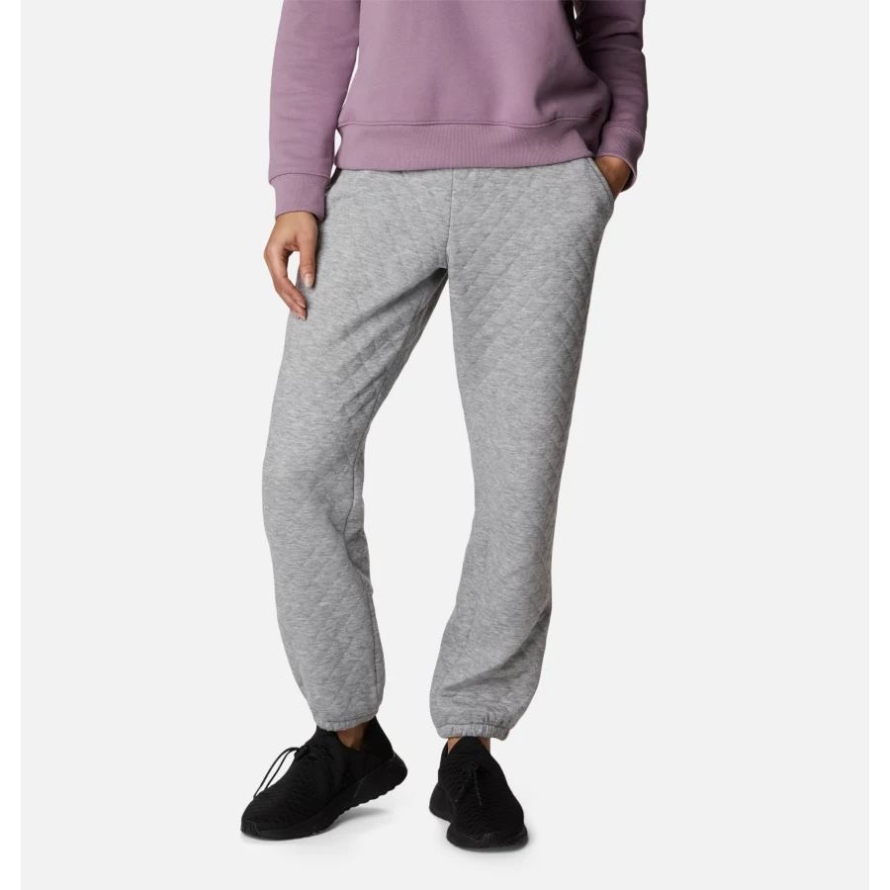 Columbia Women's Columbia Lodge Quilted Joggers Light Grey Heather