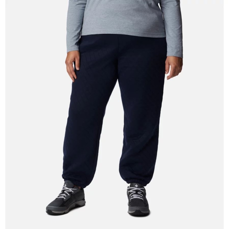 Columbia Women's Columbia Lodge Quilted Joggers Plus Size Dark Nocturnal