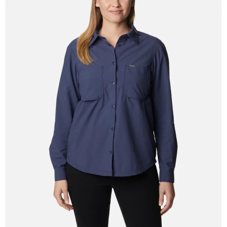 Columbia Women's Coral Ridge Long Sleeve Shirt Nocturnal