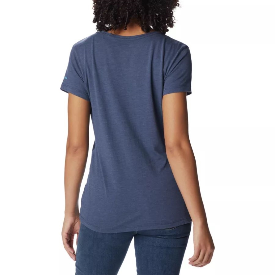 Columbia Women's Daisy Days Graphic T-Shirt Nocturnal Heather/Seek Outdoors