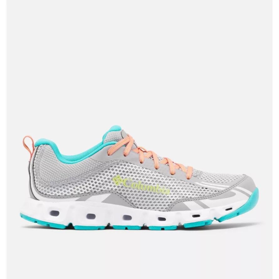 Columbia Women's Drainmaker IV Water Shoe Grey Ice/Voltage