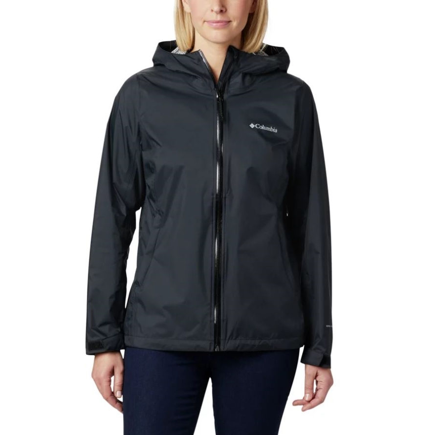 Columbia Women's EvaPOURation Waterproof Jacket Black